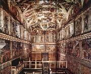 Interior of the Sistine Chapel, Michelangelo Buonarroti